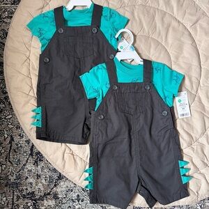 Baby Overalls and Shirt Set